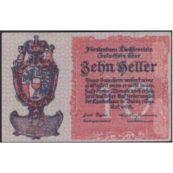 Лихтенштейн 10 геллеров 1920 (LIECHTENSTEIN 10 Heller 1920) P 1 : UNC