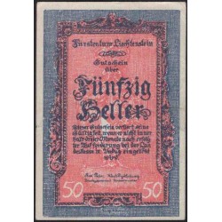 Лихтенштейн 50 геллеров 1920 (LIECHTENSTEIN 50 Heller 1920) P 3 : UNC-