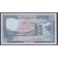 Ливан 100 ливров 1983 г. (Lebanon 100 livres 1983) P 66с: UNC