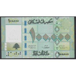 Ливан 100000 ливров 2011 г. (Lebanon 100000 livres 2011) P 95a: UNC