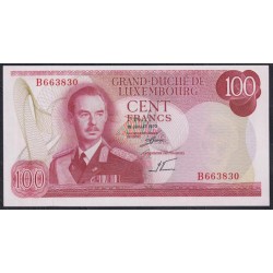 Люксембург 100 франков 1970 (LUXEMBOURG 100 Francs 1970) P 56a : UNC