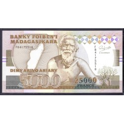 Мадагаскар 25000 франков (1993) (MADAGASCAR 25000 francs (1993)) P 74Ab : UNC
