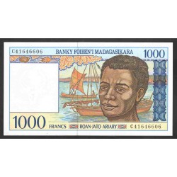 Мадагаскар 1000 франков (1994) (MADAGASCAR 1000 francs (1994)) P 76b : UNC