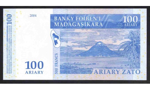 Мадагаскар 100 ариари 2004 (MADAGASCAR 100 ariary 2004) P 86b : UNC