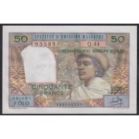 Мадагаскар 50 франков (1969) 93589 (MADAGASCAR 50 francs (1969)) P 61: UNC