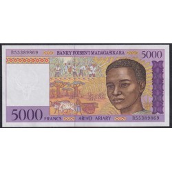 Мадагаскар 5000 франков (1995) B55389869 (MADAGASCAR 5000 francs (1995)) P 78b: UNC--