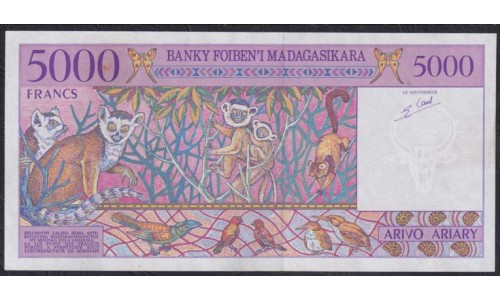 Мадагаскар 5000 франков (1995) B55389869 (MADAGASCAR 5000 francs (1995)) P 78b: UNC--