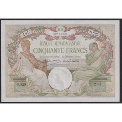 Мадагаскар 50 франков (1937 - 1947) (MADAGASCAR 50 francs (1937 -1947)) P 38(3): XF