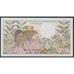 Мадагаскар 1000 франков (1966) (MADAGASCAR 1000 francs (1966)) P 59): aUNC