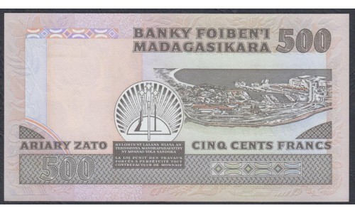 Мадагаскар 500 франков (1983-87) (MADAGASCAR 500 francs (1983-87)) P 67a : UNC