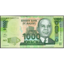 Малави 1000 квача 2013 года (MALAWI 1000 Kwacha 2013) P 62b: UNC
