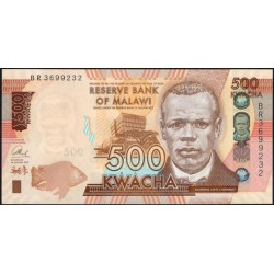 Малави 500 квача 2017 (MALAWI 500 Kwacha 2017) P 66(17) : UNC