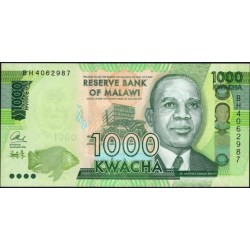 Малави 1000 квача 2016 г. (MALAWI 1000 Kwacha 2016) P67b: UNC 