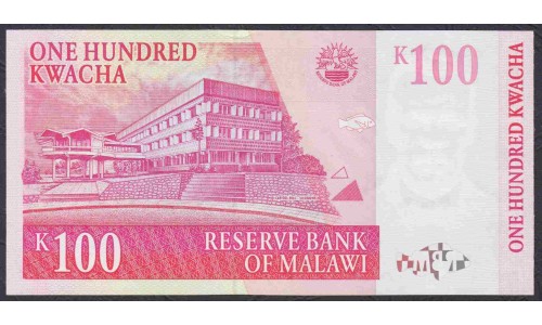 Малави 100 квача 1997 (MALAWI 100 Kwacha 1997) P 40: UNC