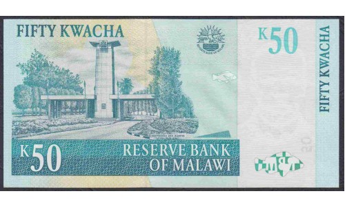 Малави 50 квача 2005 года (MALAWI 50 Kwacha 2005) P 53a: UNC