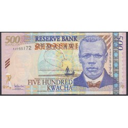 Малави 500 квача 2005 года (MALAWI 500 Kwacha 2005) P 56a: UNC