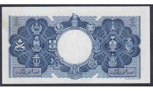 Малайя и Британское Борнео 1 доллар 1953 (Malaya & British Borneo 1 dollar 1953) P 1a : UNC