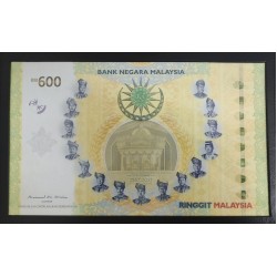 Малайзия 600 ринггит б/д (2018) (Malaysia 600 ringgit ND (2018)) P 58 : UNC