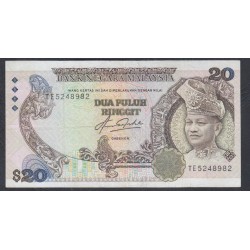 Малайзия 20 ринггит б/д (1982-1984) (Malaysia 20 ringgit ND (1982-1984)) P 22: VF