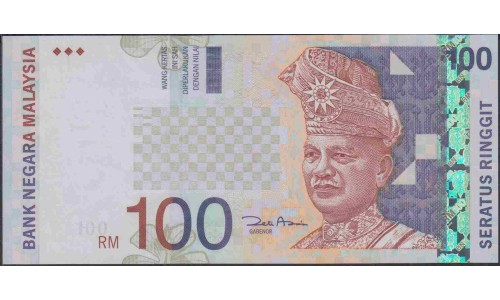 Малайзия 100 ринггит б/д (1998-2001) (Malaysia 100 ringgit ND (1998-2001)) P 44d : UNC