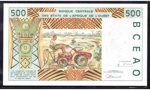 Мали 500 франков 1998 (MALI 500 Francs 1998) P 410Di : UNC