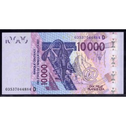 Мали 10000 франков 2003 года (MALI 10000 Francs CFA 2003) P 418Dа: UNC