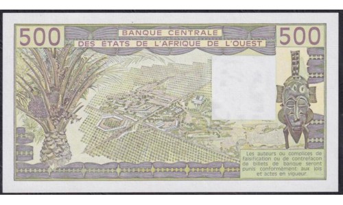 Мали 500 франков 1981 (MALI 500 Francs 1981) P 405Db(2): UNC