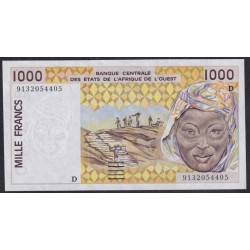 Мали 1000 франков 1991 г. (MALI 1000 Francs 1991) P 411Da: UNC