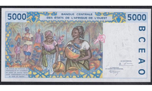 Мали 5000 франков 1995  года (MALI 5000 Francs 1995) P 413Dc: UNC