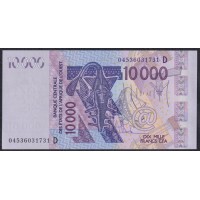 Мали 10000 франков 2004 года (MALI 10000 Francs CFA 2004) P 418Db: UNC