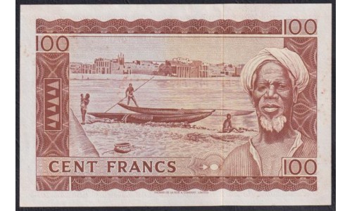 Мали 100 франков 1960(1967) года (MALI 100 Francs 1960(1967)) P 7: UNC