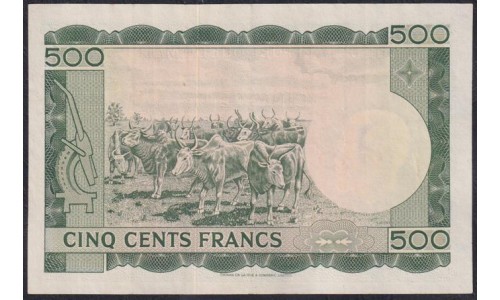 Мали 500 франков 1960(1967) года, НЕЧАСТЫЕ (MALI 500 Francs 1960(1967)) P 8: XF
