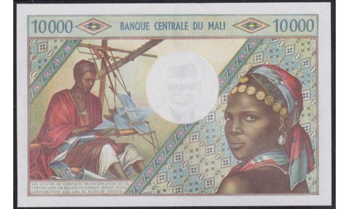 Мали 10000 франков 1970-84 года (MALI 10000 Francs 1970-84) P 15e: aUNC/UNC