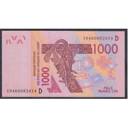 Мали 1000 франков 2019 (MALI 1000 Francs CFA 2019) P 415Dq : UNC