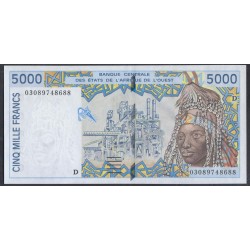 Мали 5000 франков 2003 года (MALI 5000 Francs 2003) P 413Dl: UNC