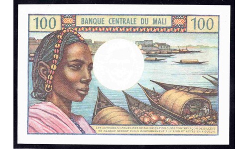 Мали 100 франков 1972-1973 год (MALI 100 Francs 1972-1973) P11: UNC