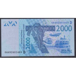 Мали 2000 франков 2004 (MALI 2000 Francs CFA 2004) P 416Db : UNC