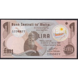 Мальта 1 лира 1967 (1979) (MALTA 1 Lira 1967 (1979)) P 34b : Unc