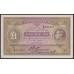 Мальта 1 фунт 1939 года (MALTA 1 Pound 1939) P14: XF