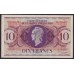 Мартиника 10 франков 02.02.1942 (MARTINIQUE 10 Francs 02.02.1942)) P 23: XF
