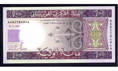 Мавритания 100 угий 2011 (Mauritania 100 Ouquiya 2011) P 16a : UNC