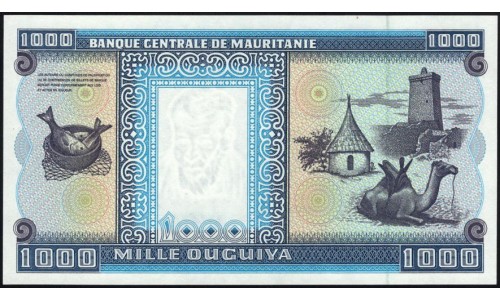 Мавритания 1000 угий 1999 (Mauritania 1000 Ouquiya 1999) P 9a : UNC