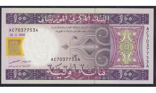 Мавритания 100 угий 2006 (Mauritania 100 Ouquiya 2006) P 10b: UNC