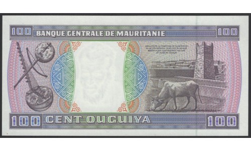 Мавритания 100 угий 1999 (Mauritania 100 Ouquiya 1999) P 4i : UNC