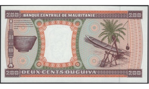 Мавритания 200 угий 1993 (Mauritania 200 Ouquiya 1993) P 5e : UNC
