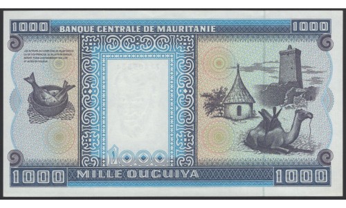 Мавритания 1000 угий 1996 (Mauritania 1000 Ouquiya 1996) P 7h : UNC
