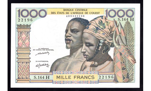 Нигер 1000 франков (1959-65) (NIGER 1000 francs (1959-65) P 603Hm : XF
