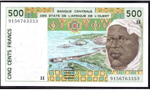Нигер 500 франков 1991 (NIGER 500 francs 1991) P 610Ha : UNC