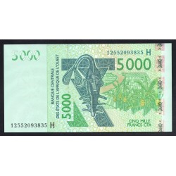 Западные Африканские Штаты Нигер 5000 франков 2003 г. (NIGER banque centrale des etats de l'afrique de l'ouest 5000 francs 2003 g.) P617с:Unc