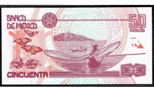 Мексика 50 песо 1994 (MEXICO 50 Pesos 1994) P 107а : UNC